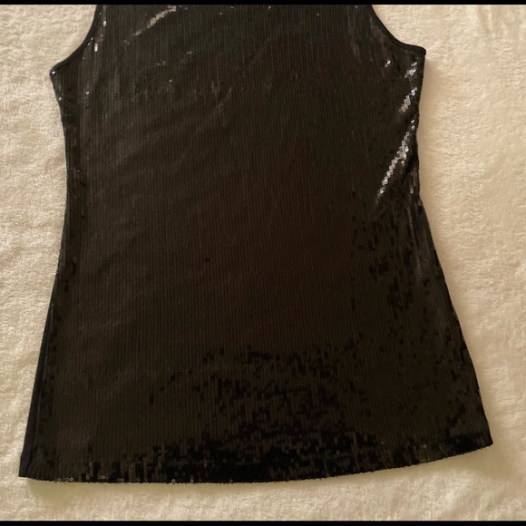 Style & Co Woman’s Black Tank Top. Size S Sequence only in the front see pics - Picture 4 of 11